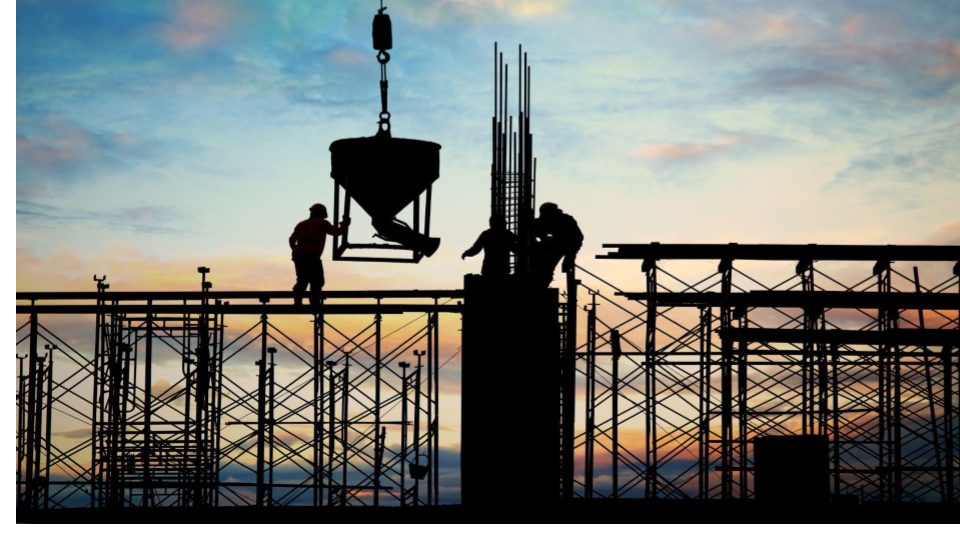 uma silheuta que remete a construção civil