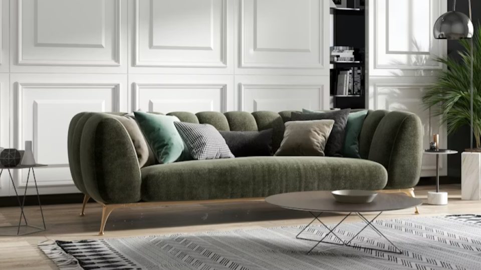 Imagem mostra um ambiente com decoração contemporânea e aconchegante